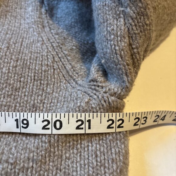 Ll Bean 100% Wool Men’s flannel Lined Sweater Jacket Size Large - Picture 4 of 6